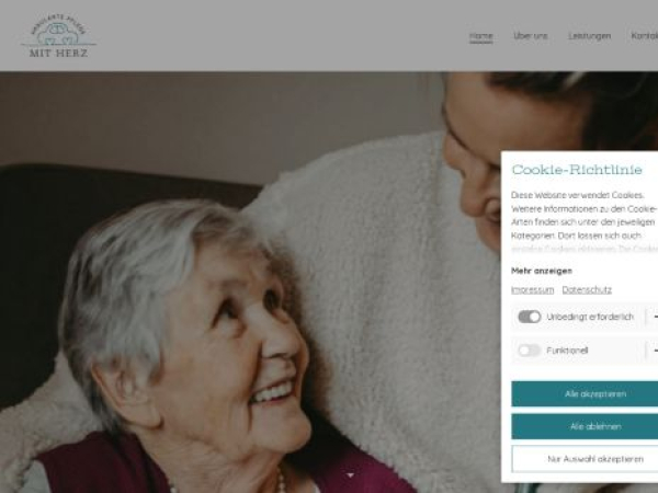 ambulantepflegemitherz.com
