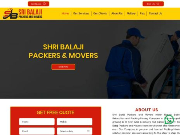 shribalajimovers.com
