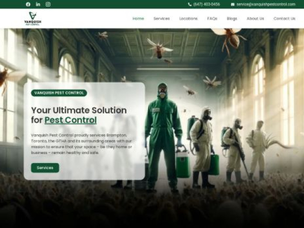 vanquishpestcontrol.com
